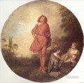 LOrgueilleux Jean Antoine Watteau clásico rococó
